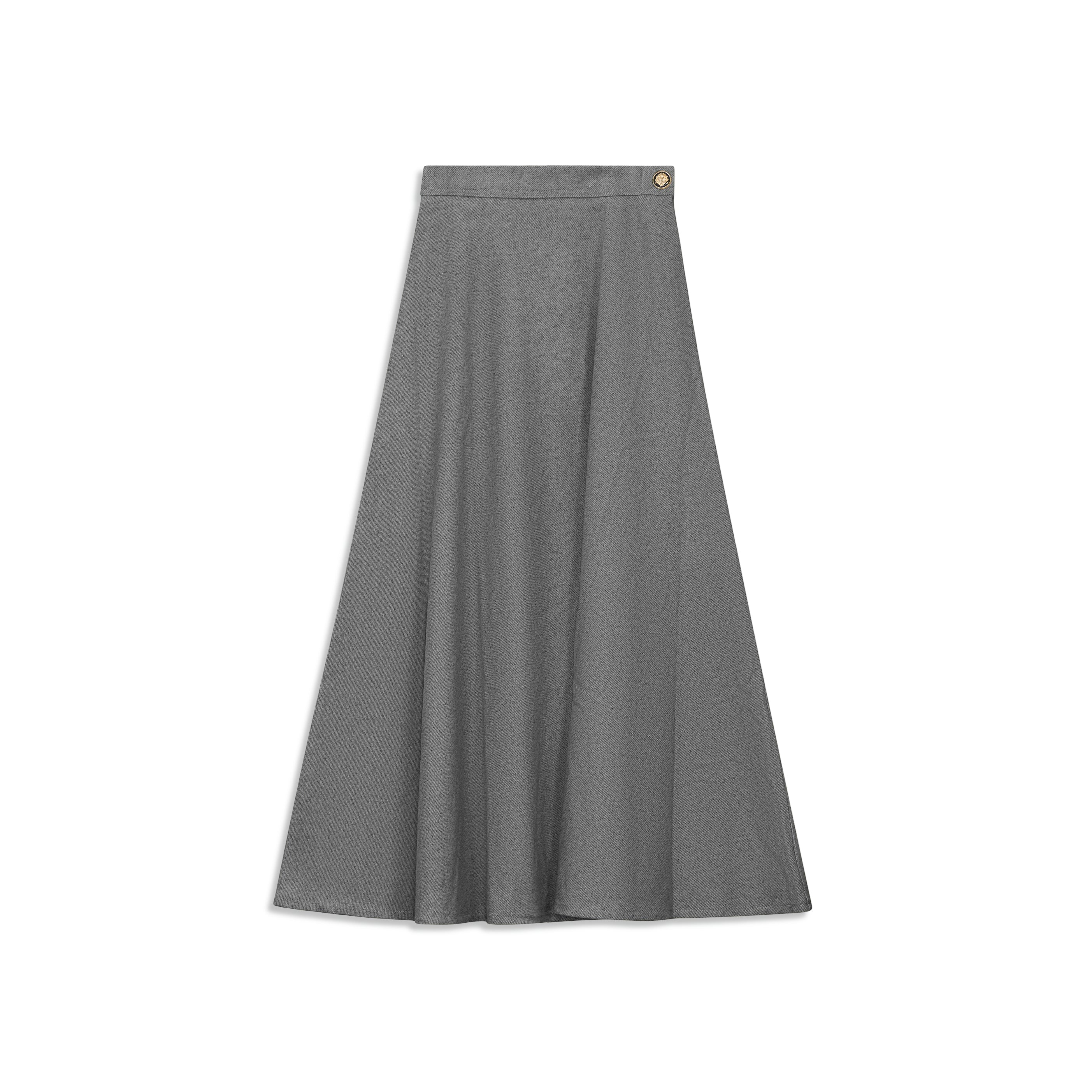 Hush.Shop | Women's Wool & Cotton Midi Skirt