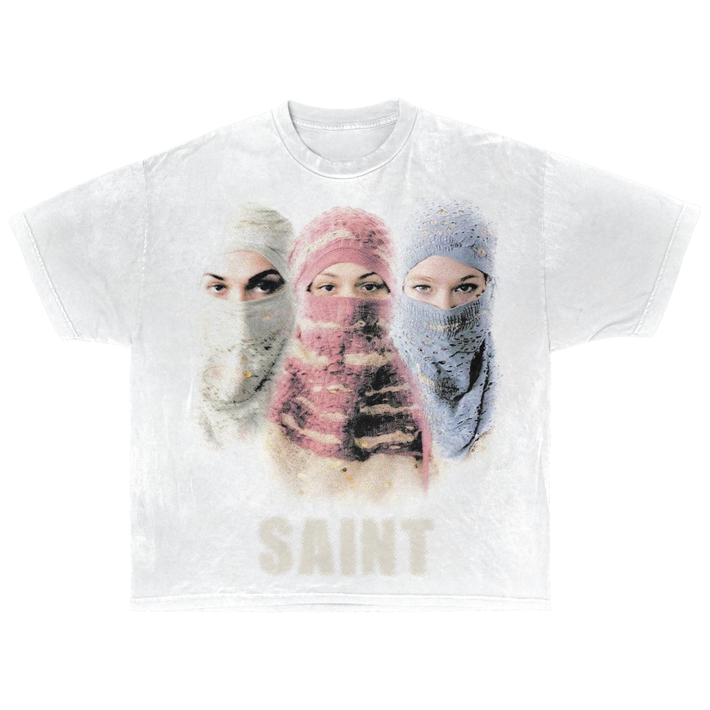 Arnuki | Saint White Cotton T-Shirt