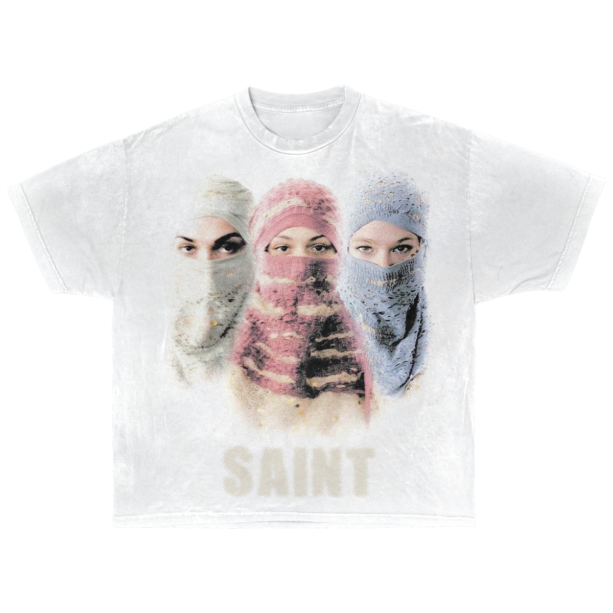 Arnuki | Saint White Cotton T-Shirt