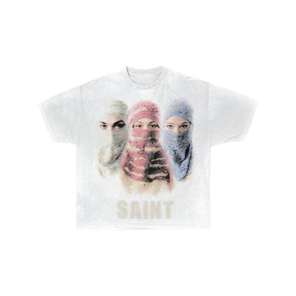 Arnuki | Saint White Cotton T-Shirt