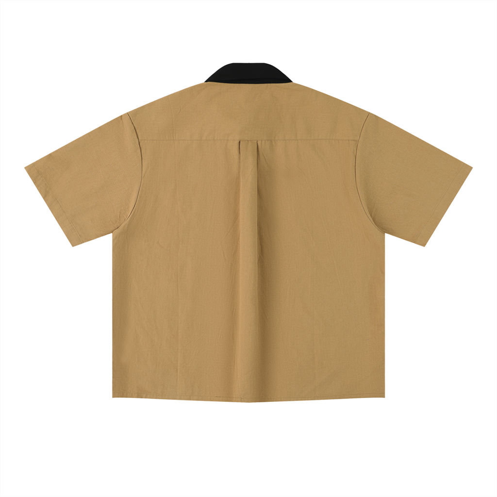 Gallo Jean | Color Block Button Down T-Shirt