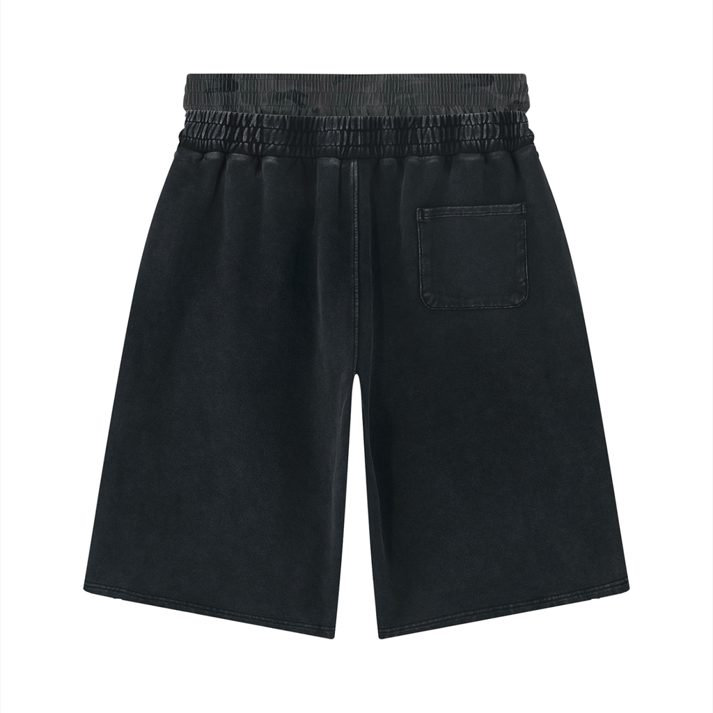 Gallo Jean | Distressed Double Waisted Shorts