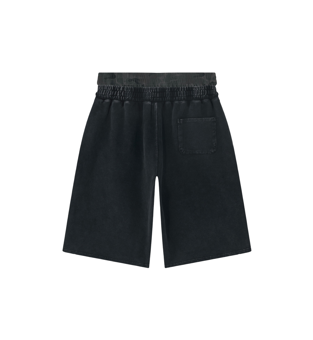 Gallo Jean | Distressed Double Waisted Shorts