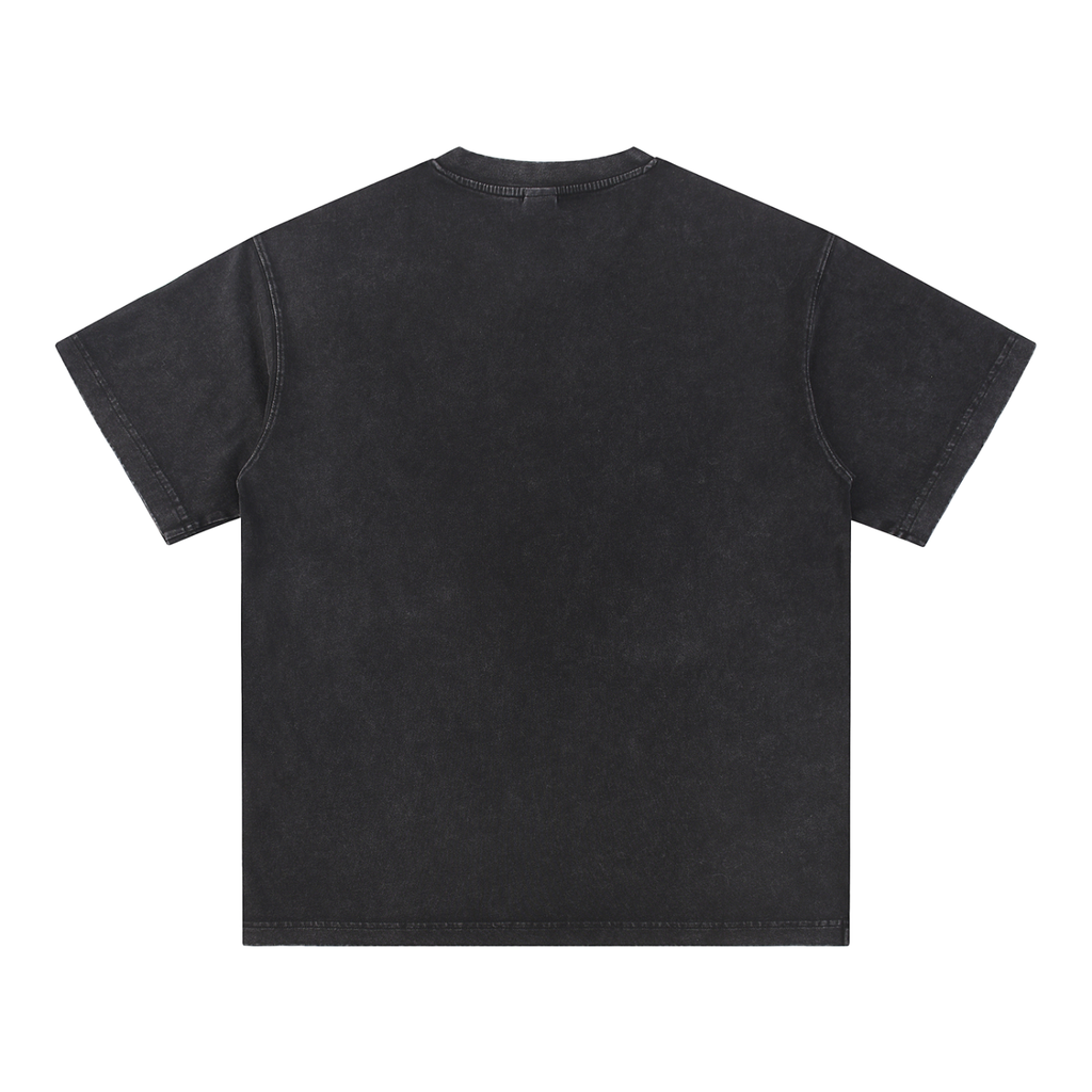 Cotton V-Neck T-shirt | Snow Washed