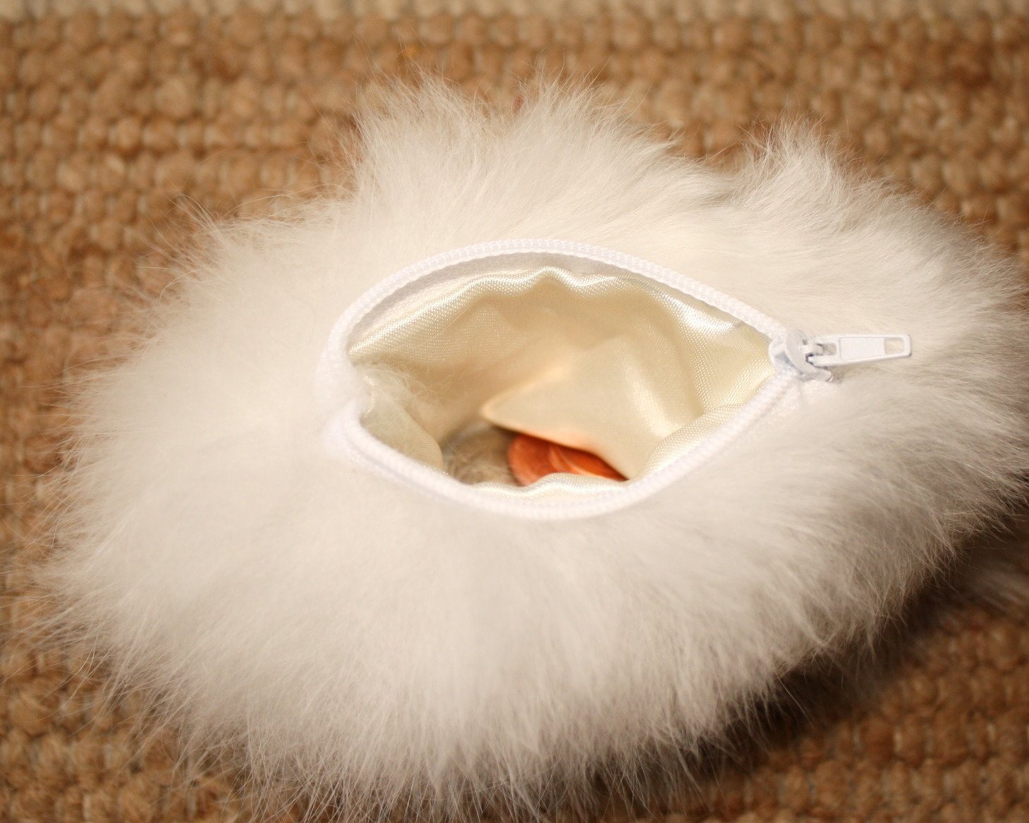 Purely Alpaca | Alpaca Fur Coin Purse