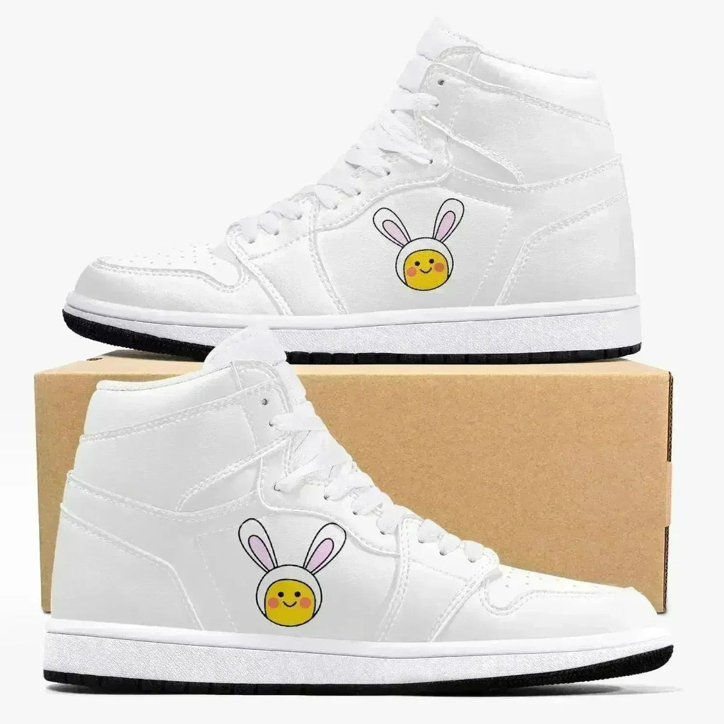 Jacki Easlick | Lux Bunny High-Top Leather Sneakers