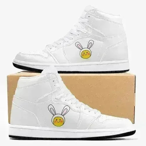 Jacki Easlick | Lux Leather Bunny High-Top Sneakers