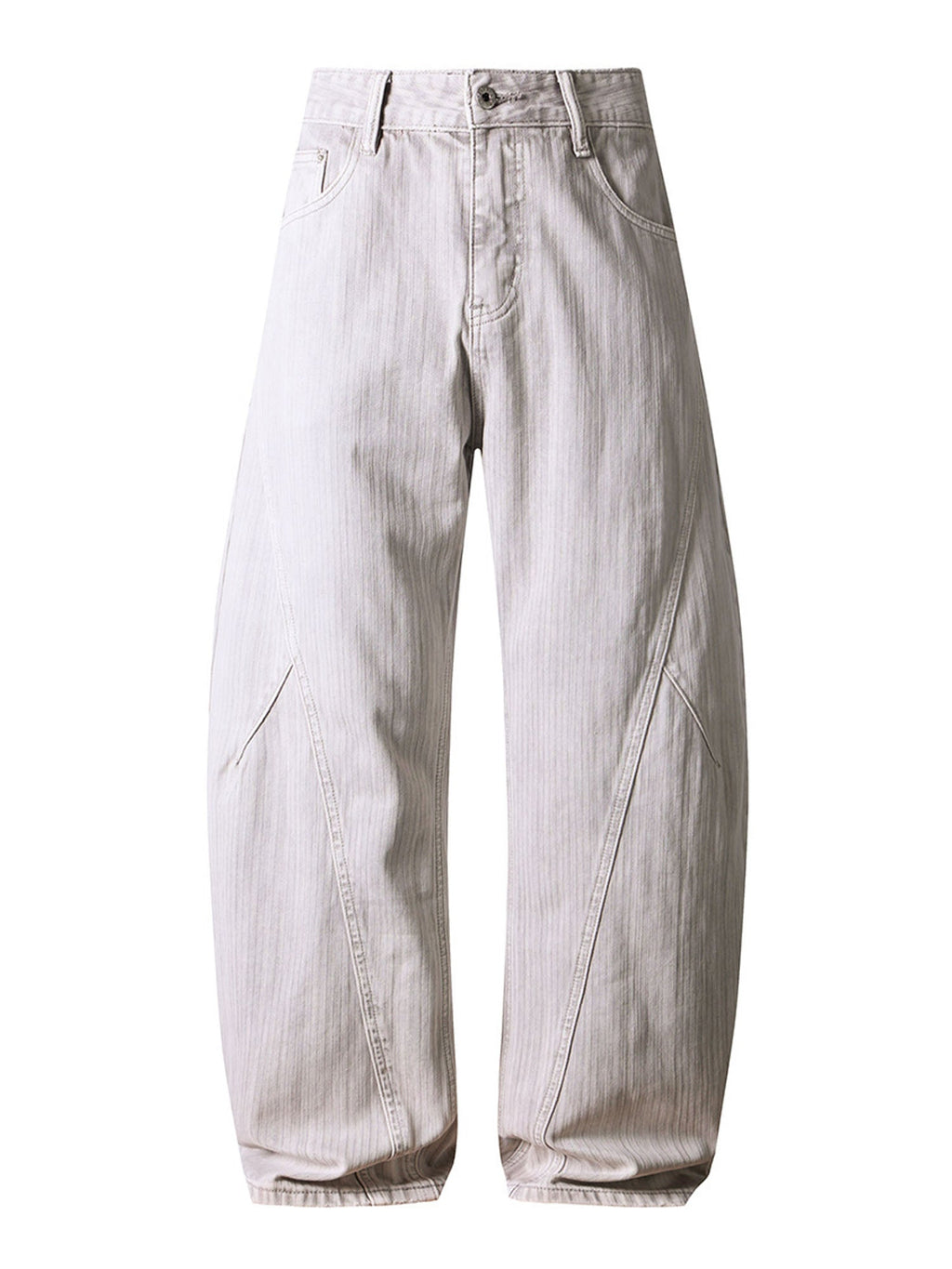 UNDEVELOPED | Men's Ivory Baggy Denim Pants