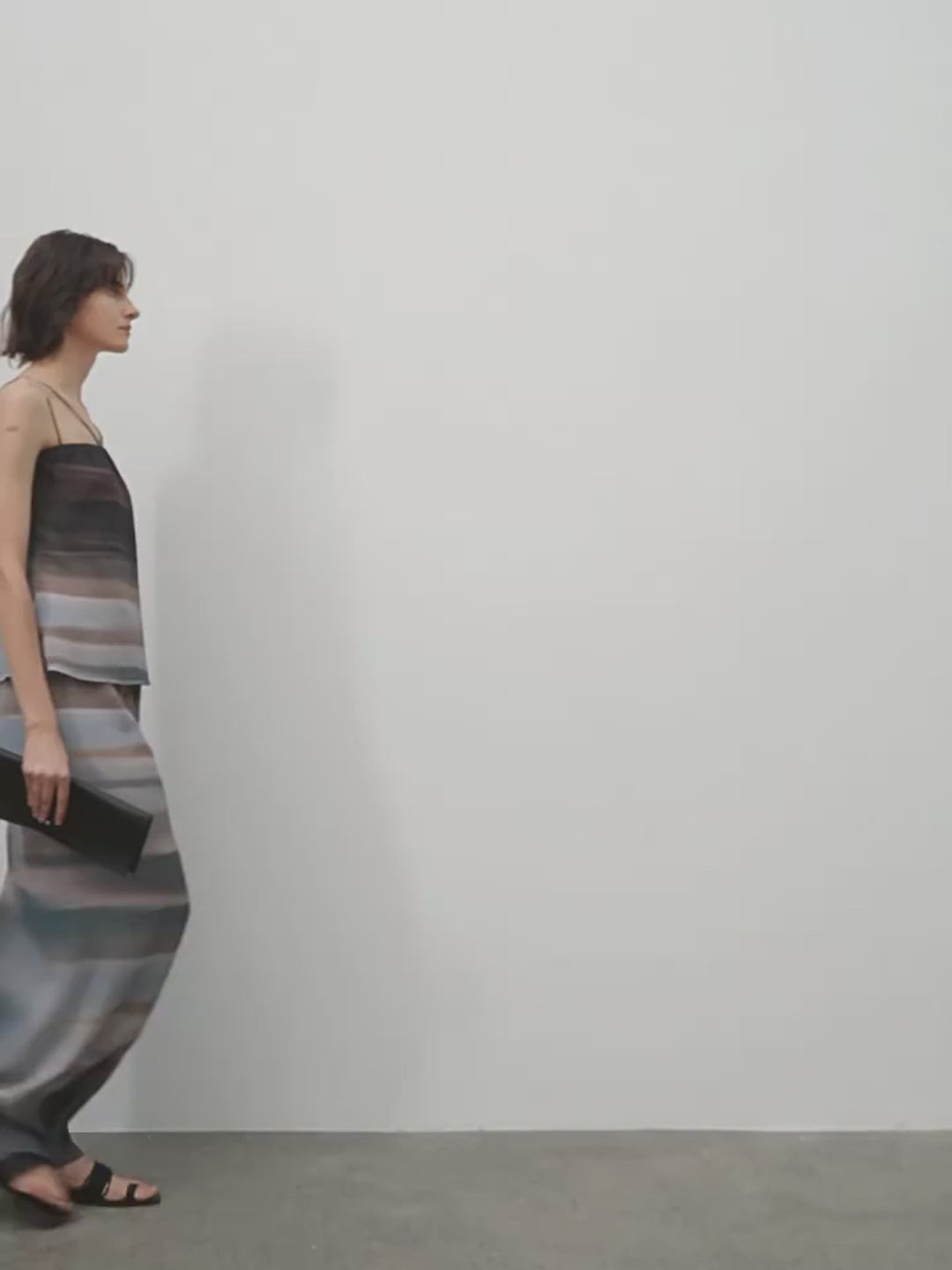 Women's A-Line Maxi Skirt | Mountainous Clouds