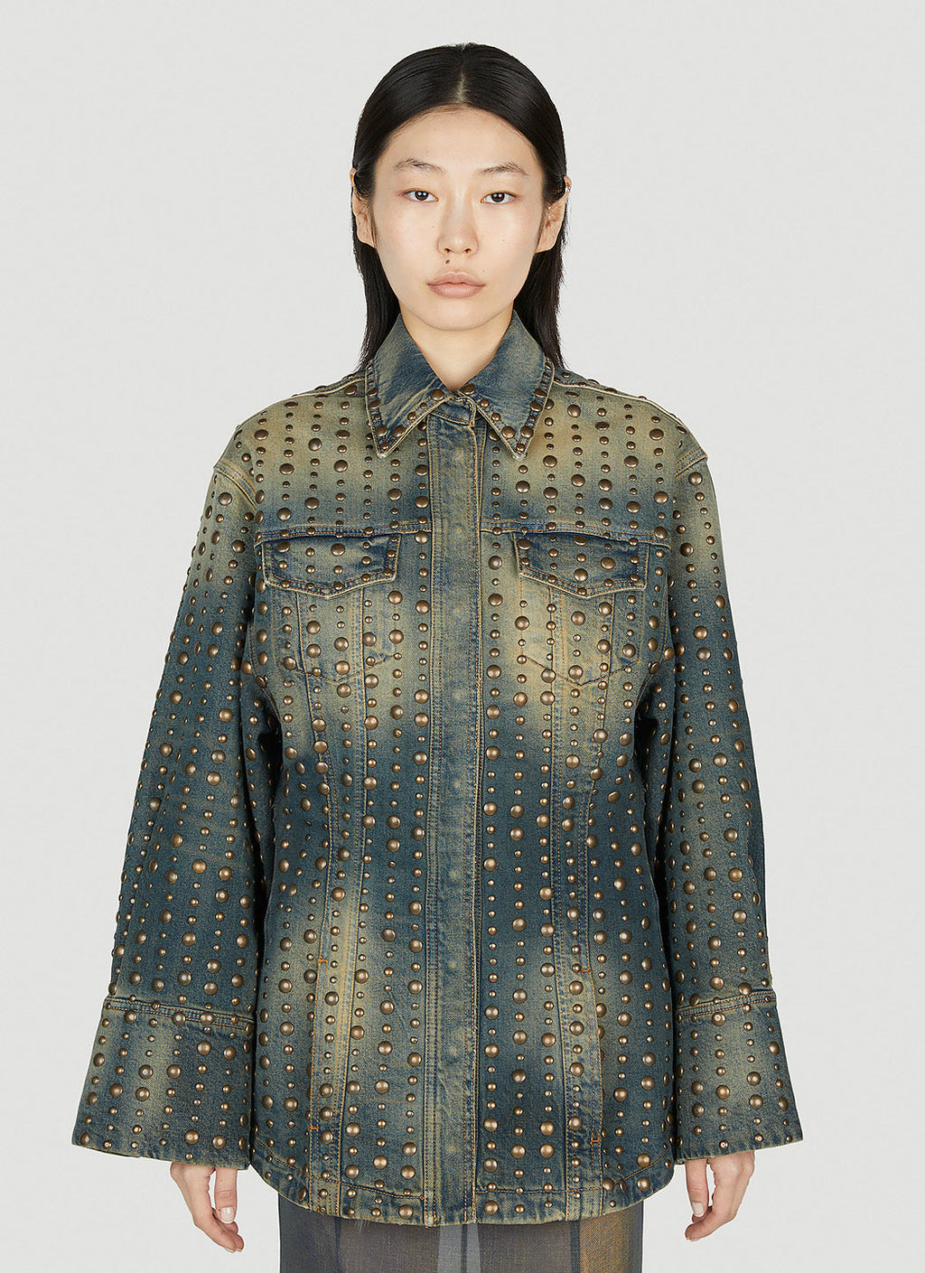 Blumarine | Women's Studded Denim Jacket