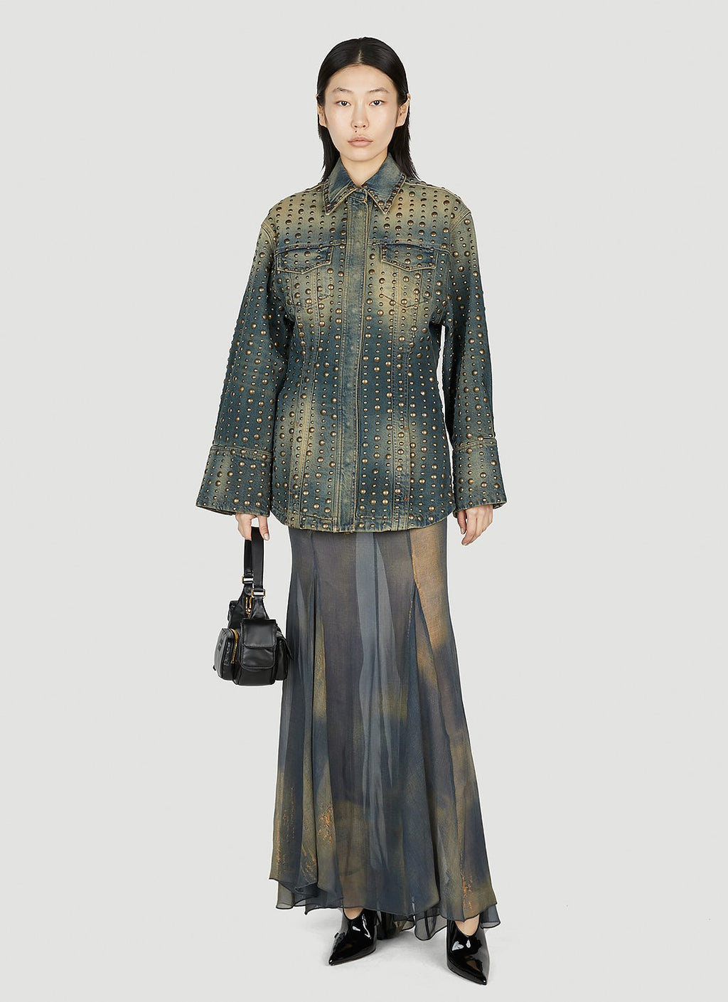 Blumarine | Women's Studded Denim Jacket