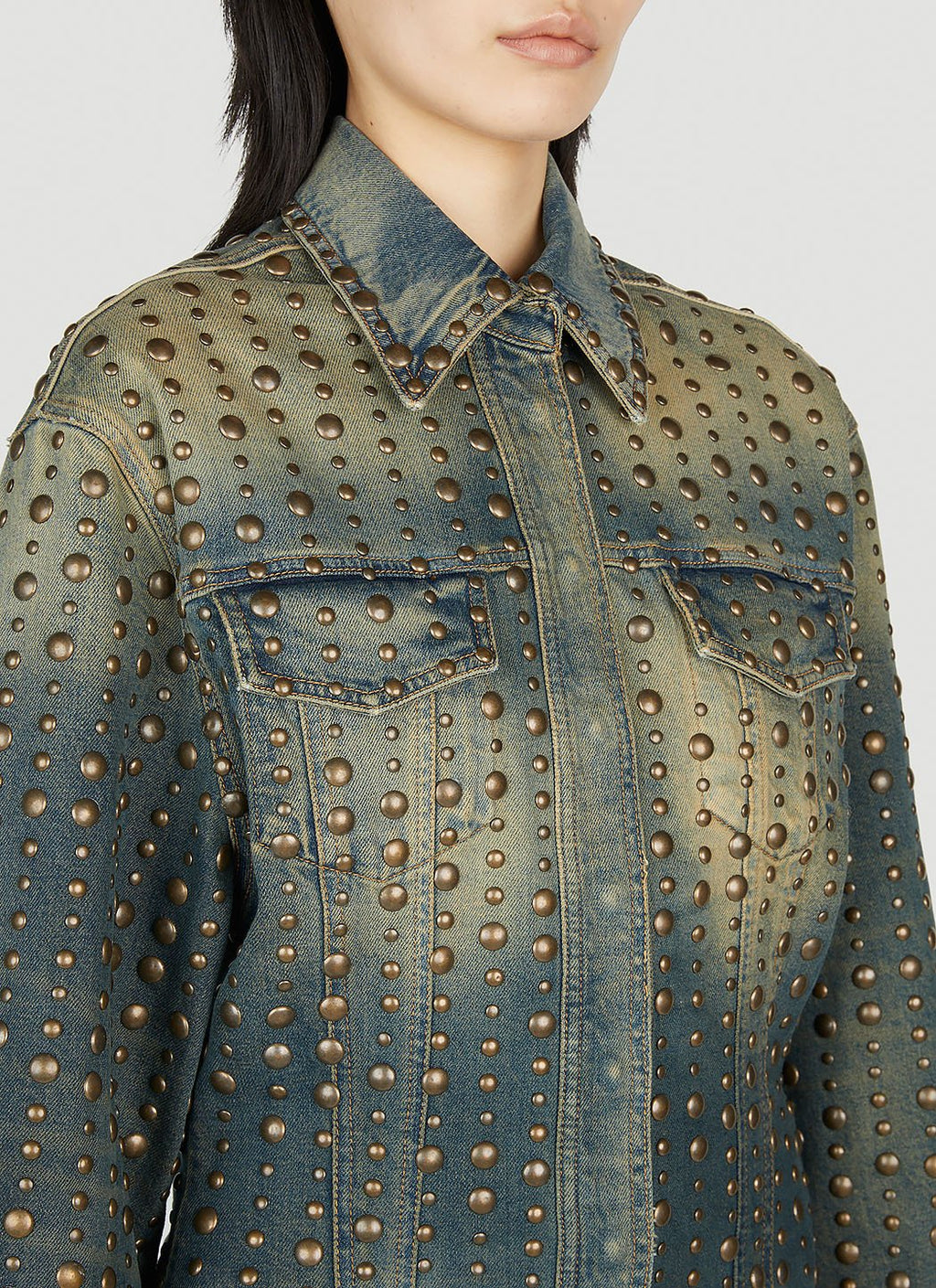 Blumarine | Women's Studded Denim Jacket