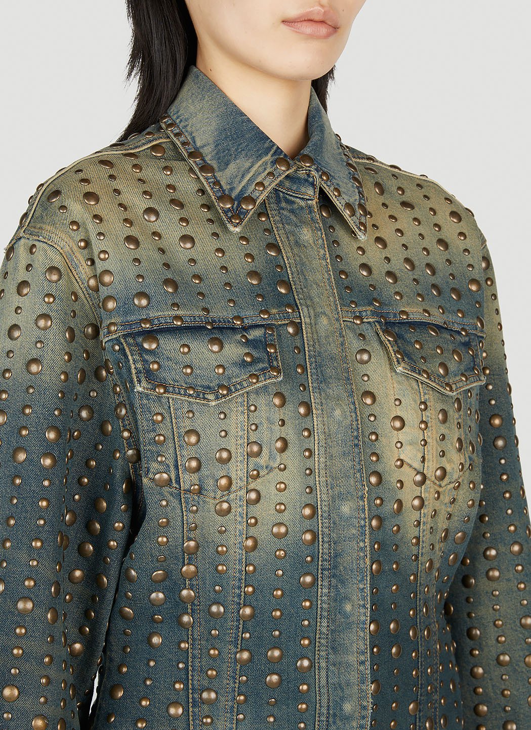 Blumarine | Women's Studded Denim Jacket