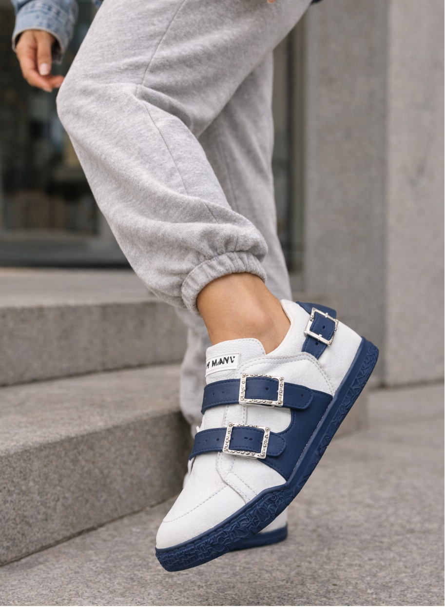 BYMANYC ® New York | Unisex Leather Triple Buckle Sneaker