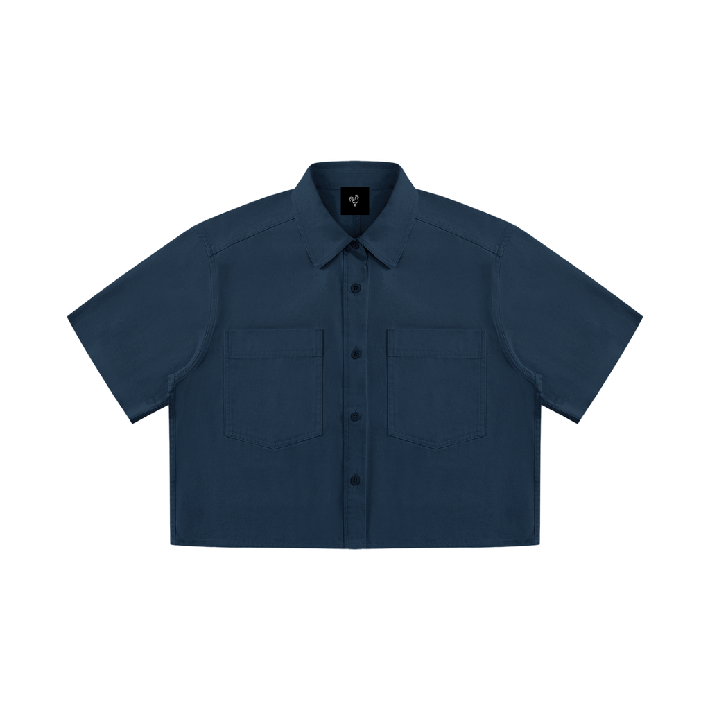 Gallo Jean | Women’s Cropped Cotton Short Sleeve Shirt