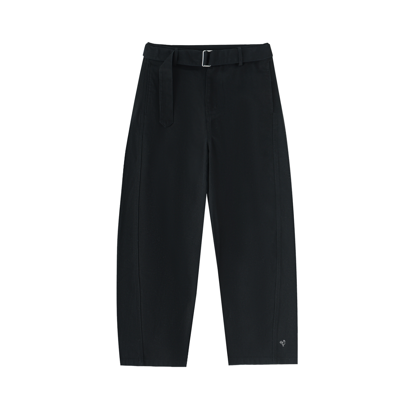 Gallo Jean | Women's Belted Barrel-leg Chino Pants