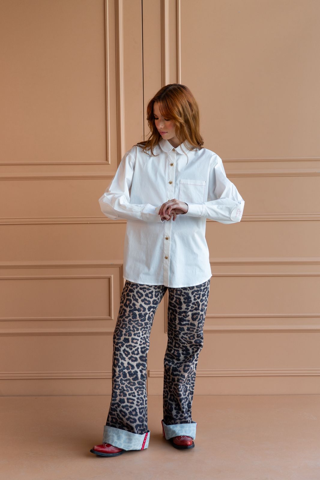 Flow Inspires Us | Camisa Love Note Collared Shirt