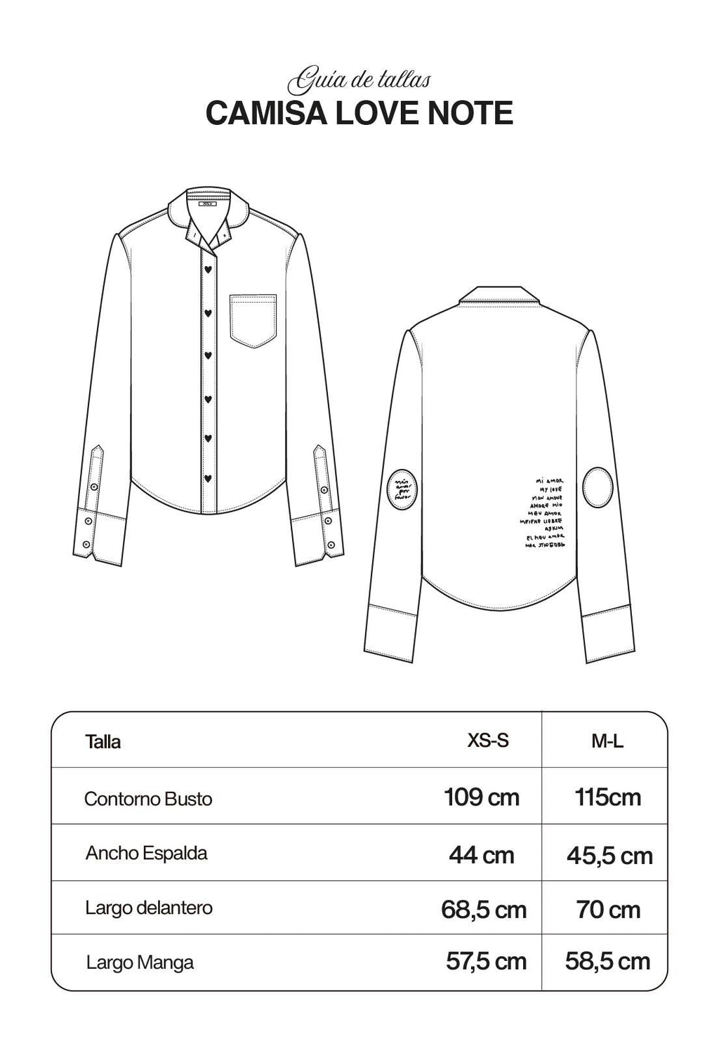 Flow Inspires Us | Camisa Love Note Collared Shirt