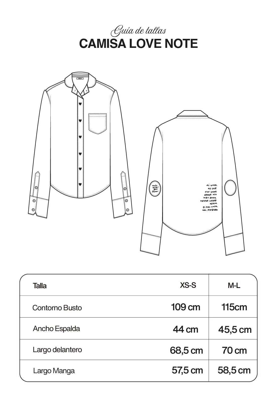 Flow Inspires Us | Camisa Love Note Collared Shirt
