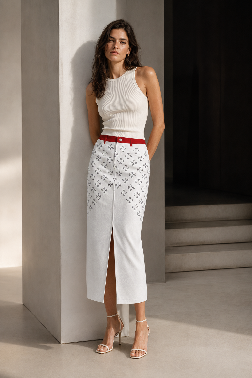 Gallo Jean | Denim Maxi Skirt