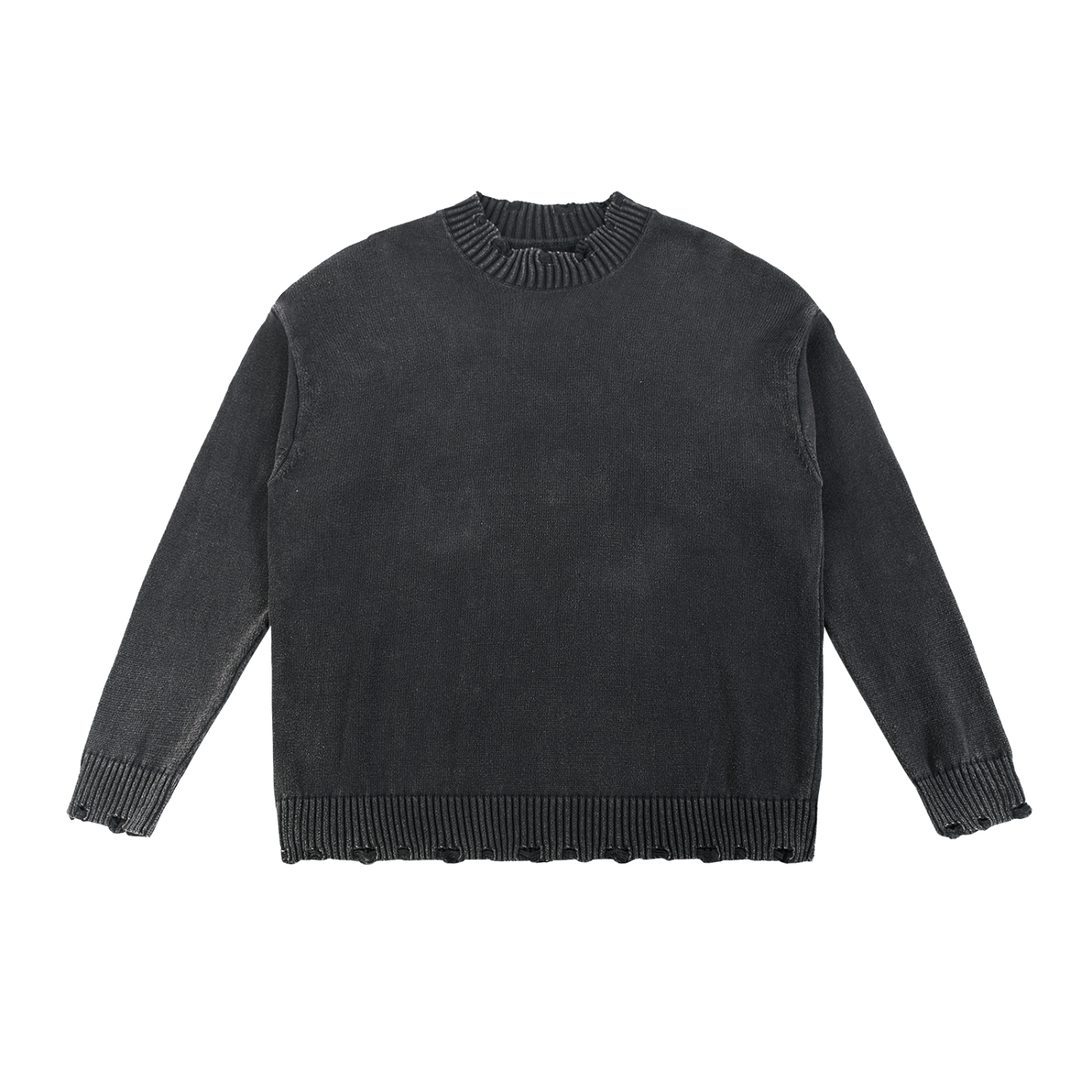 GALLO JEAN | Vintage Washed Frayed Sweater