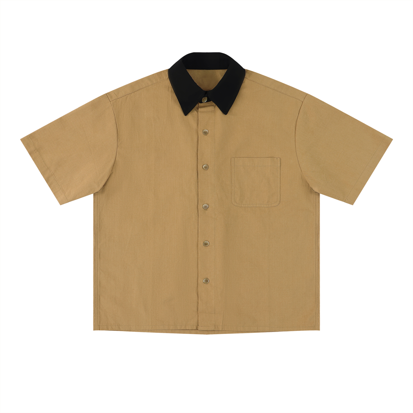 Gallo Jean | Color Block Button Down T-Shirt