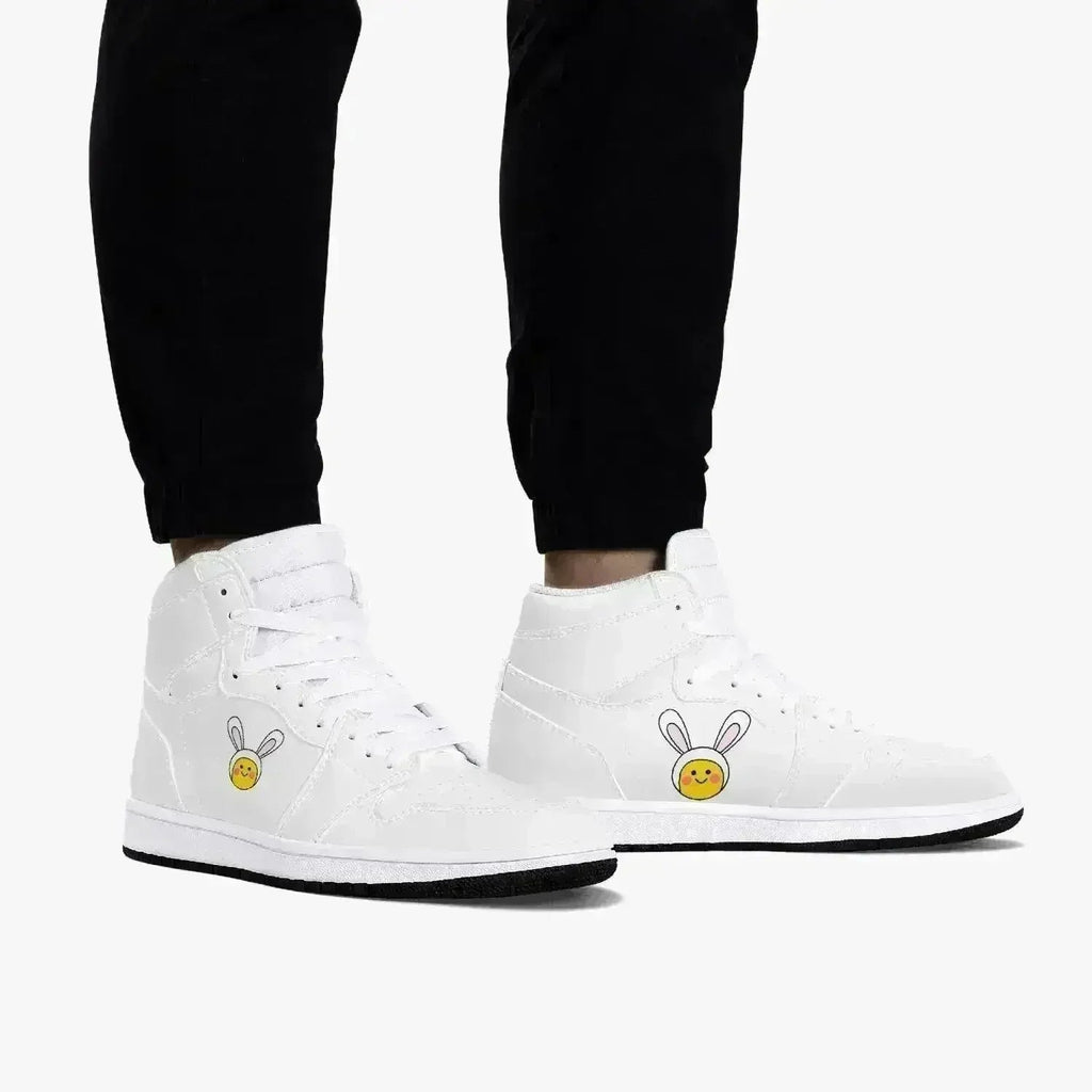 Jacki Easlick | Lux Bunny High-Top Leather Sneakers