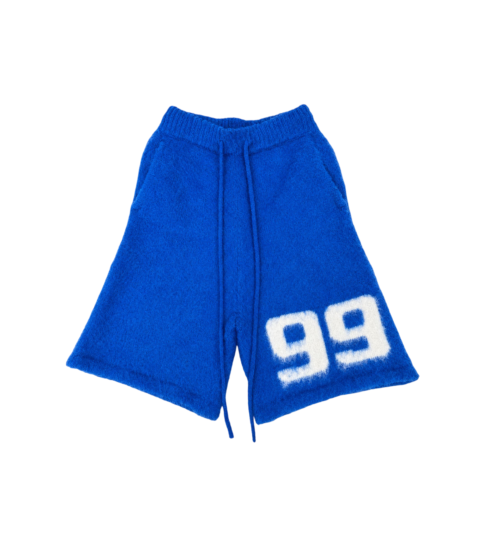BRAINWASHED | Royal Blue Mohair Shorts