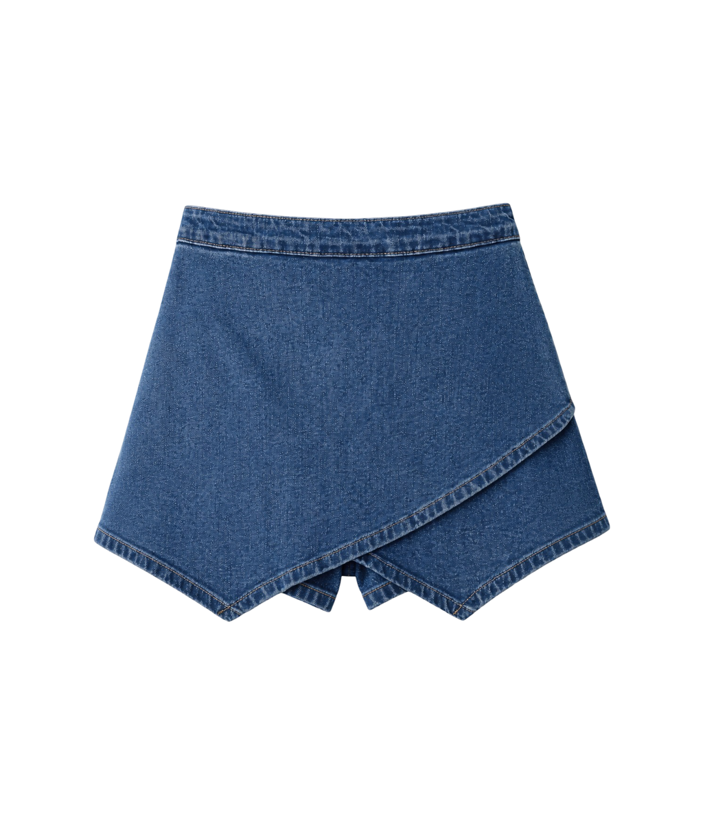 Flying Tomato | Women's Asymmetric Denim Skort