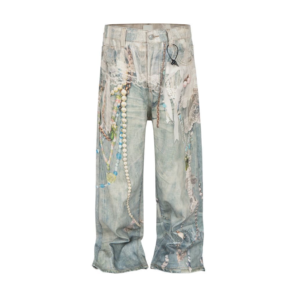 UNDEVELOPED | Men's Mother of Pearl Denim Pants