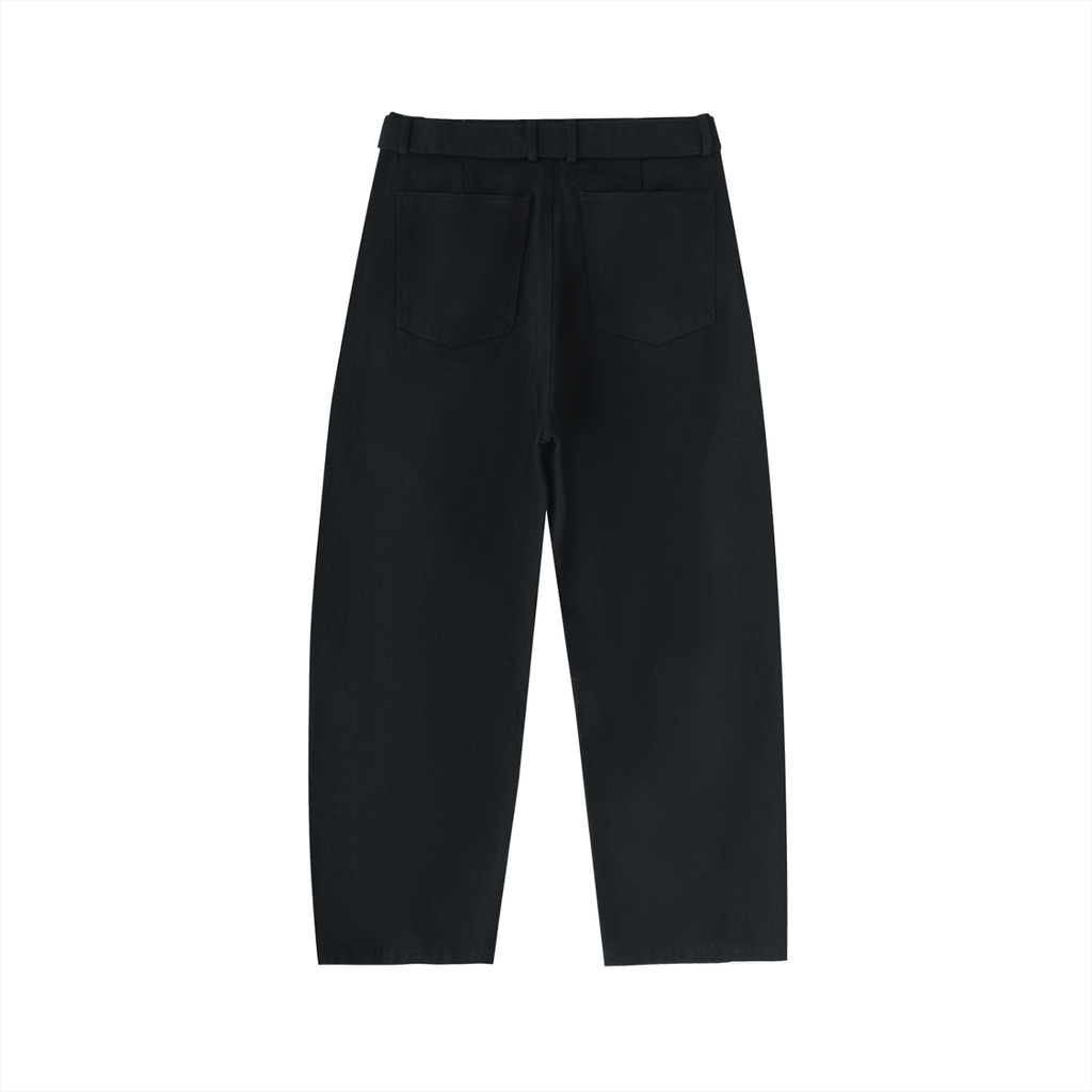 Gallo Jean | Women's Belted Barrel-leg Chino Pants