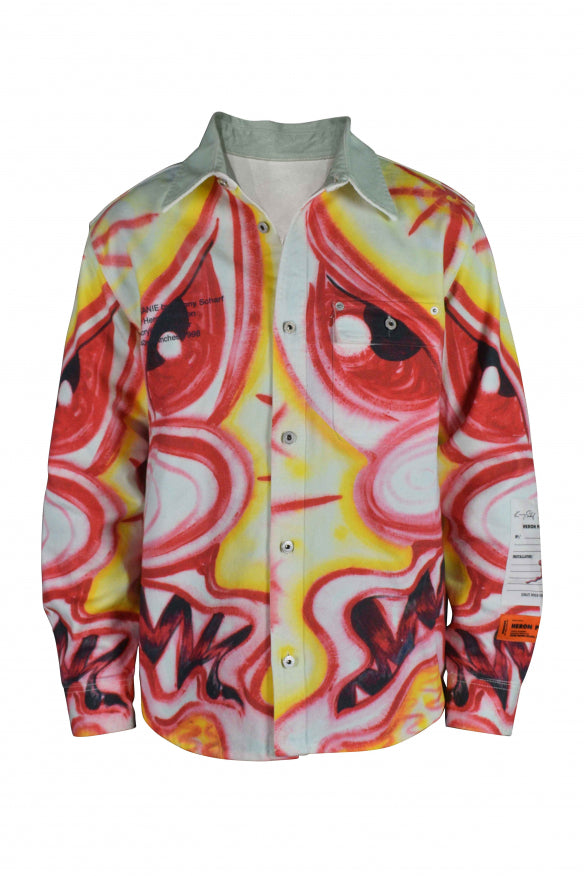 Heron Preston | Men's Multicolored Denim Jacket