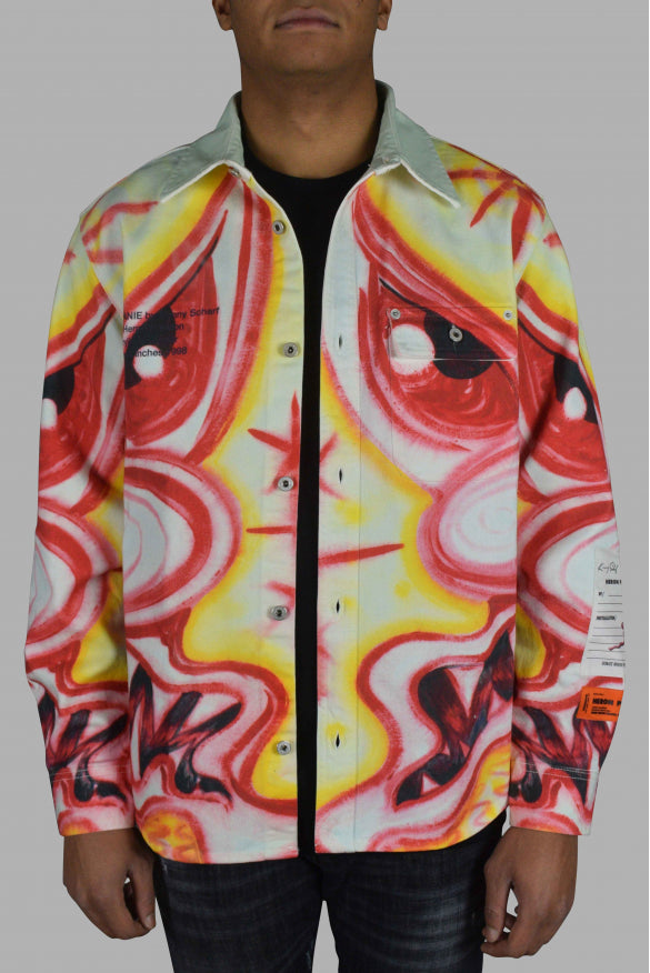 Heron Preston | Men's Multicolored Denim Jacket