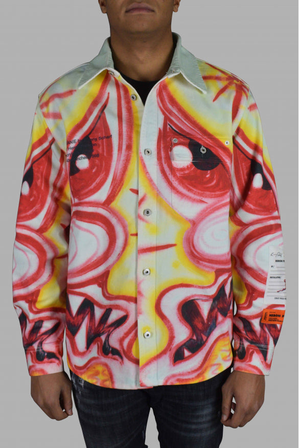 Heron Preston | Men's Multicolored Denim Jacket