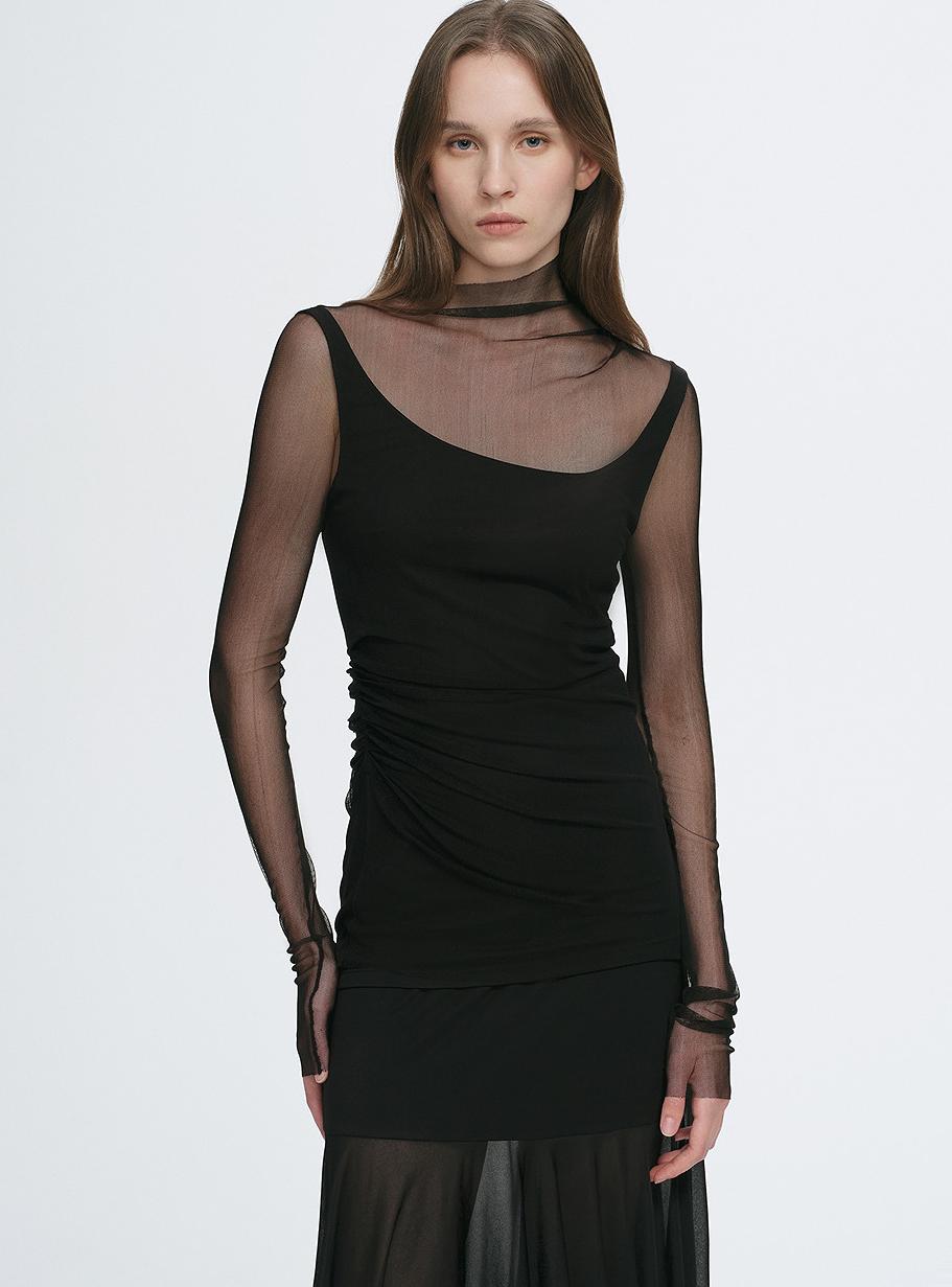 FIRELADY FUR | Double-Layer Fake Two-Piece Top