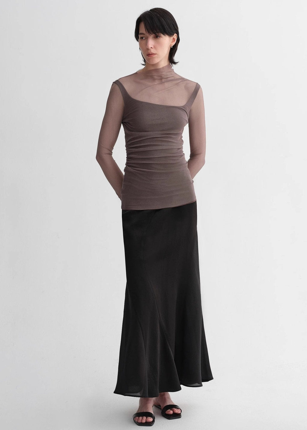 FIRELADY FUR | Double-Layer Fake Two-Piece Top