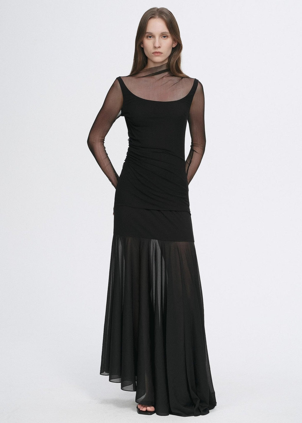 FIRELADY FUR | Double-Layer Fake Two-Piece Top