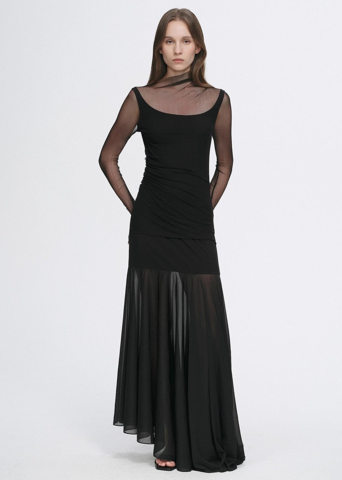 FIRELADY FUR | Double-Layer Fake Two-Piece Top