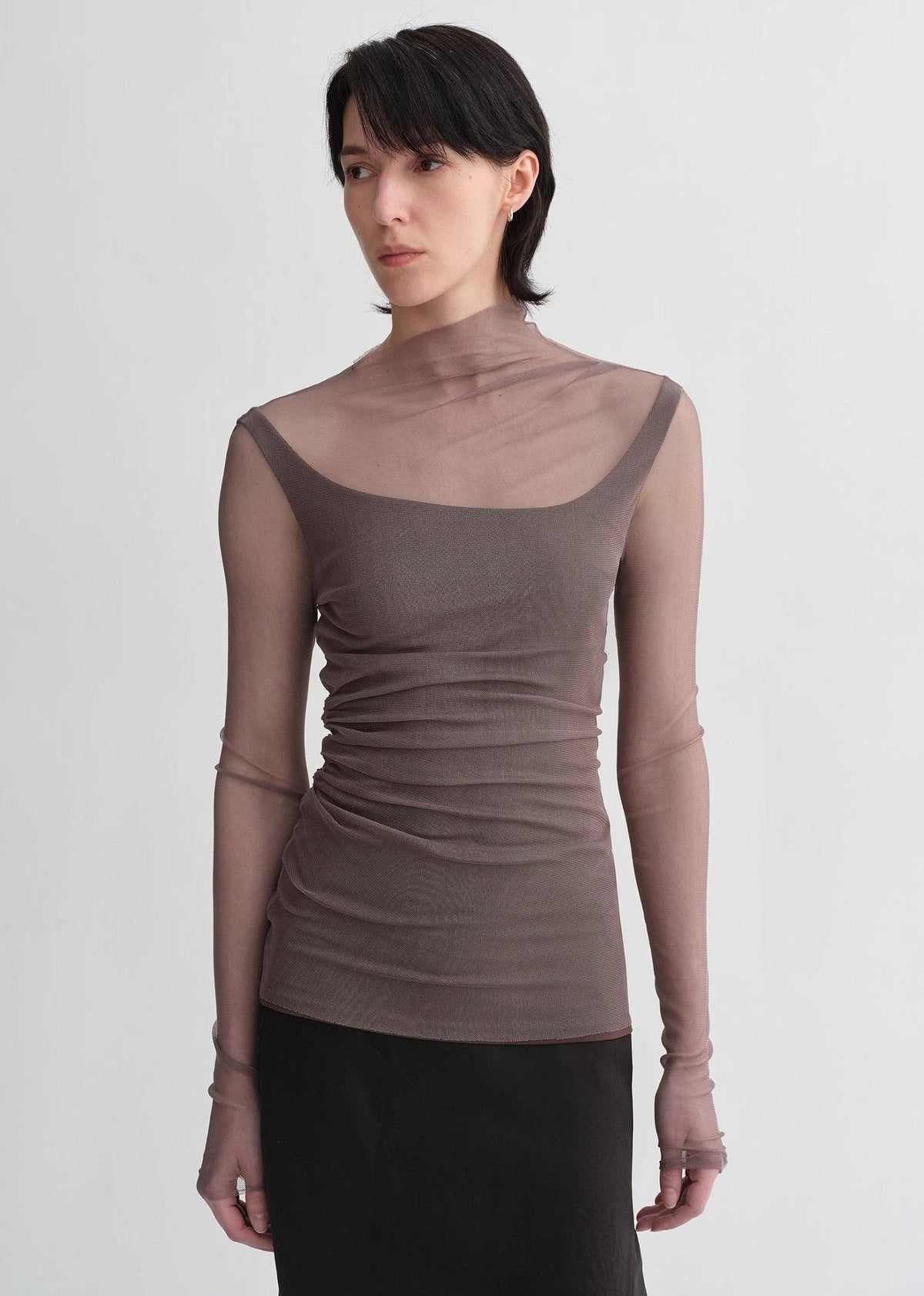 FIRELADY FUR | Double-Layer Fake Two-Piece Top