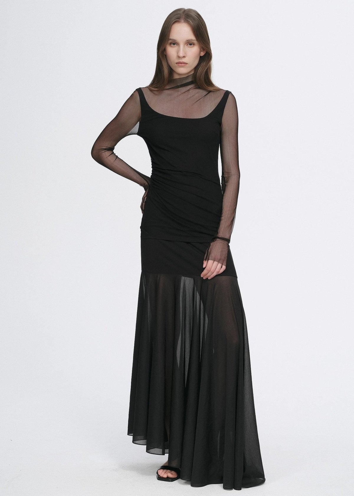 FIRELADY FUR | Double-Layer Fake Two-Piece Top