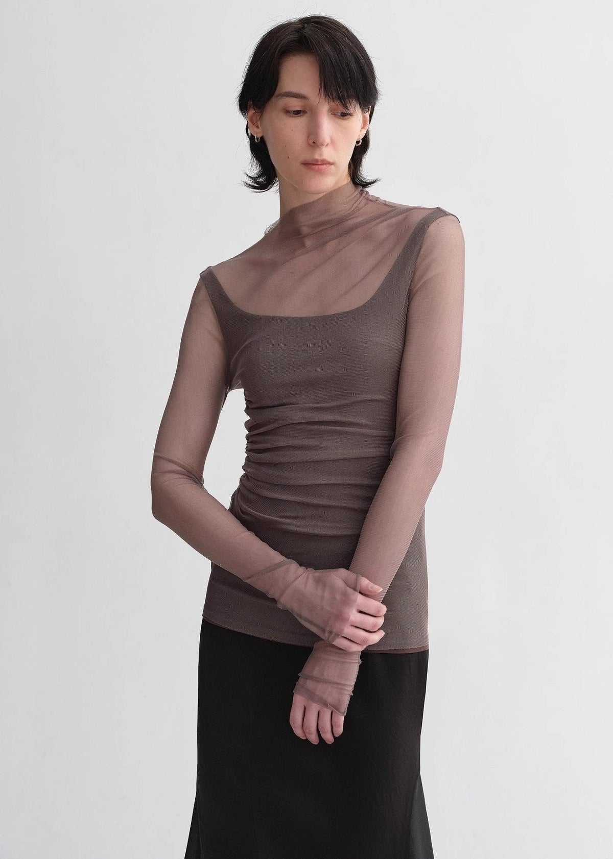 FIRELADY FUR | Double-Layer Fake Two-Piece Top