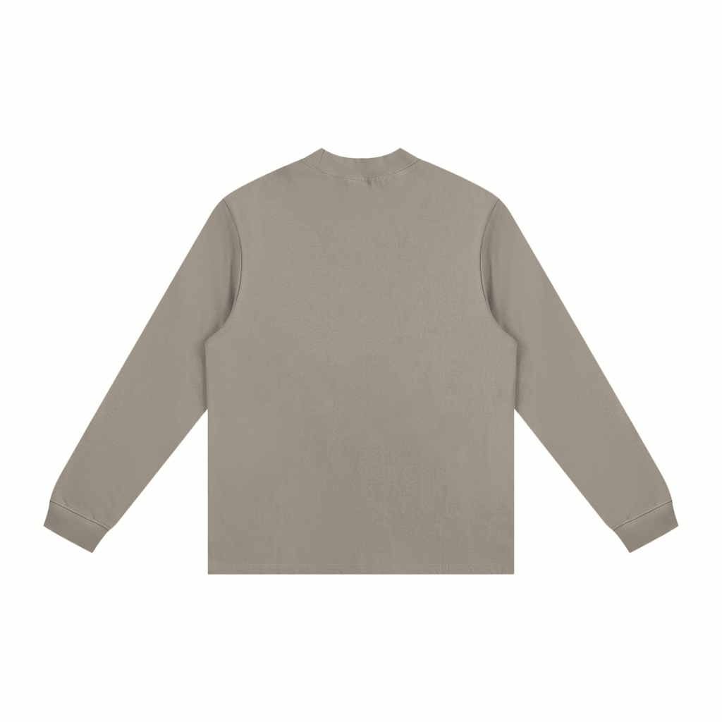 Cotton Sweatshirt | Plain Mock Neck