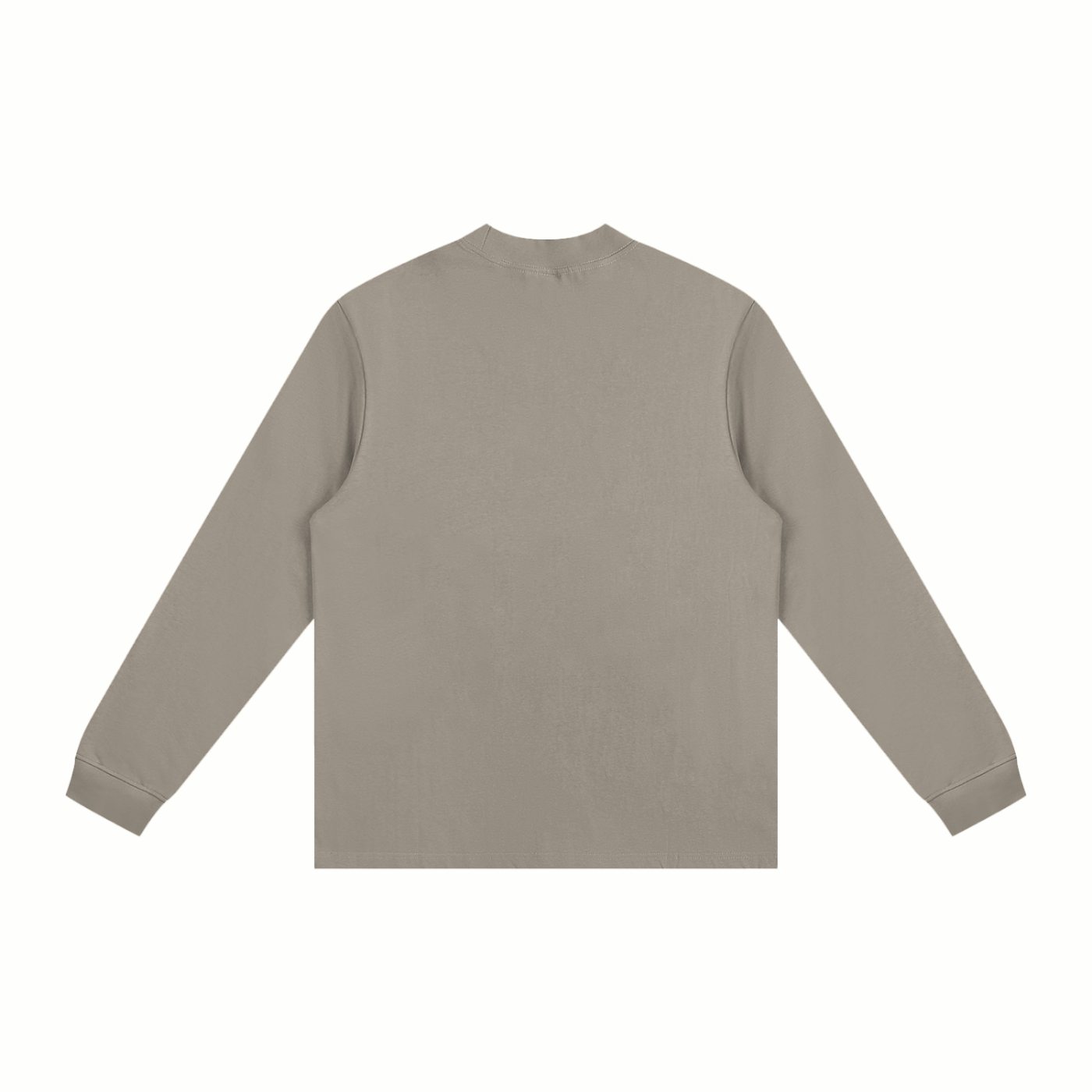 Cotton Sweatshirt | Plain Mock Neck