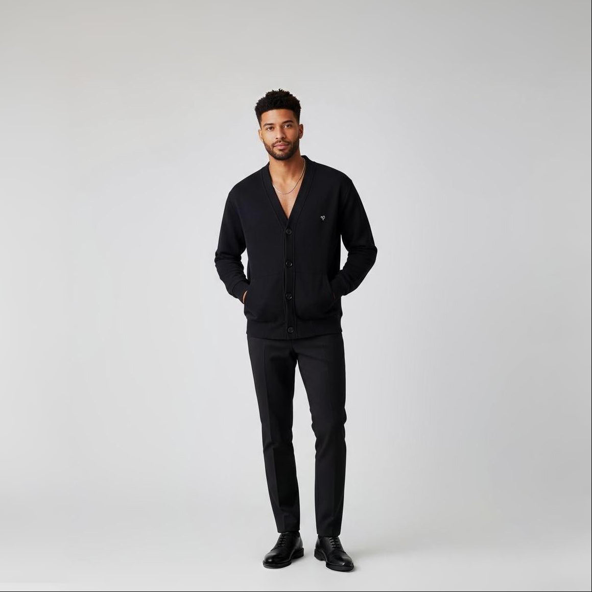 Cotton Cardigan | Snow Washed