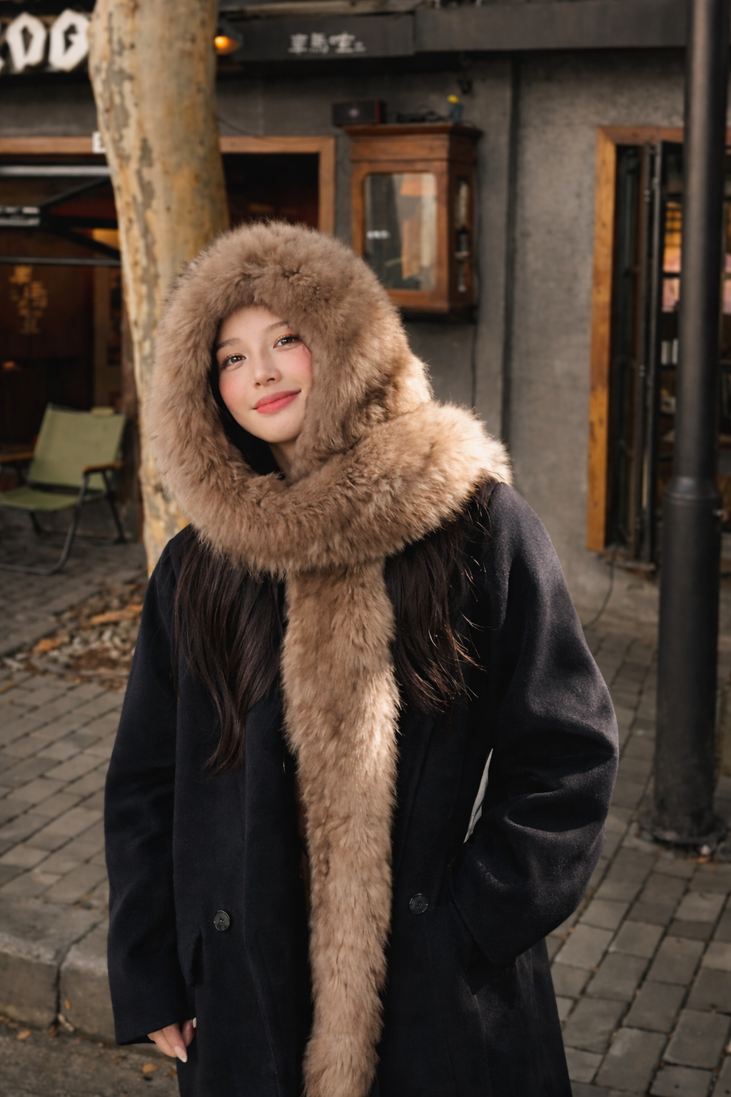 FIRELADY FUR | Women's Fox Fur Hat Scarf