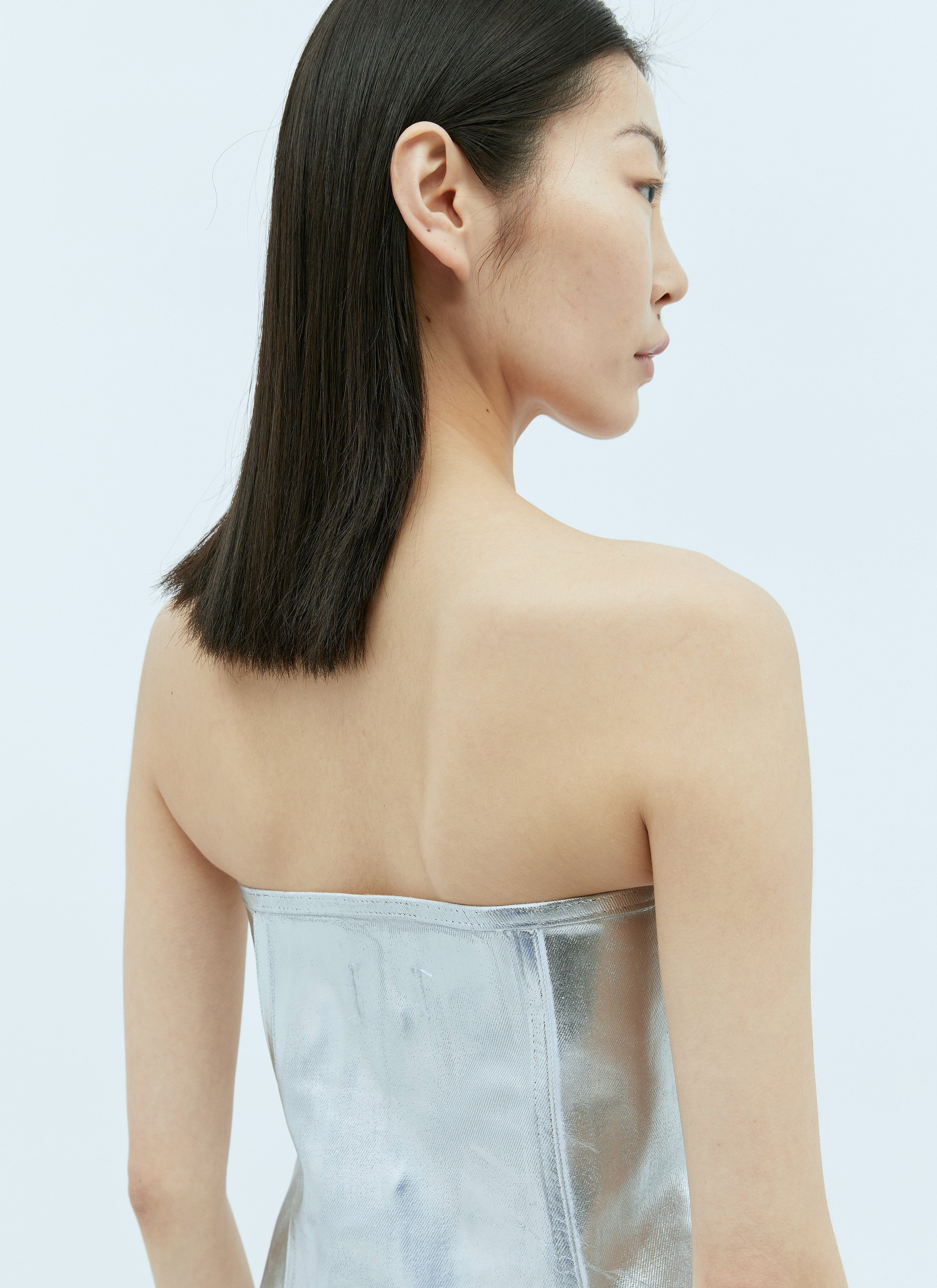 GANNI | Women's Foil Denim Corsage