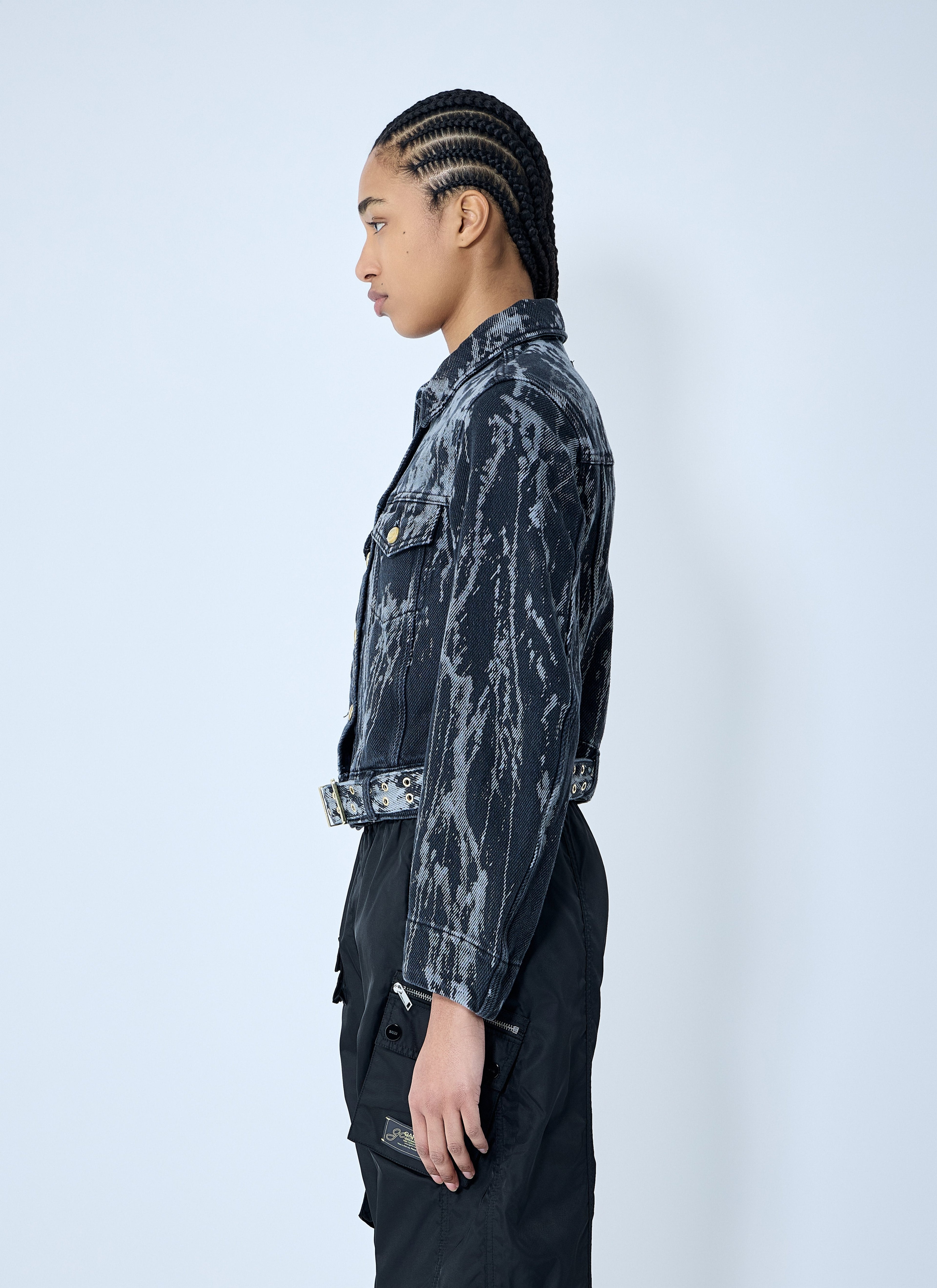 GANNI | Women's Heavy Denim Belted Jacket