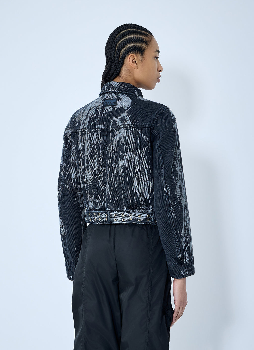 GANNI | Women's Heavy Denim Belted Jacket
