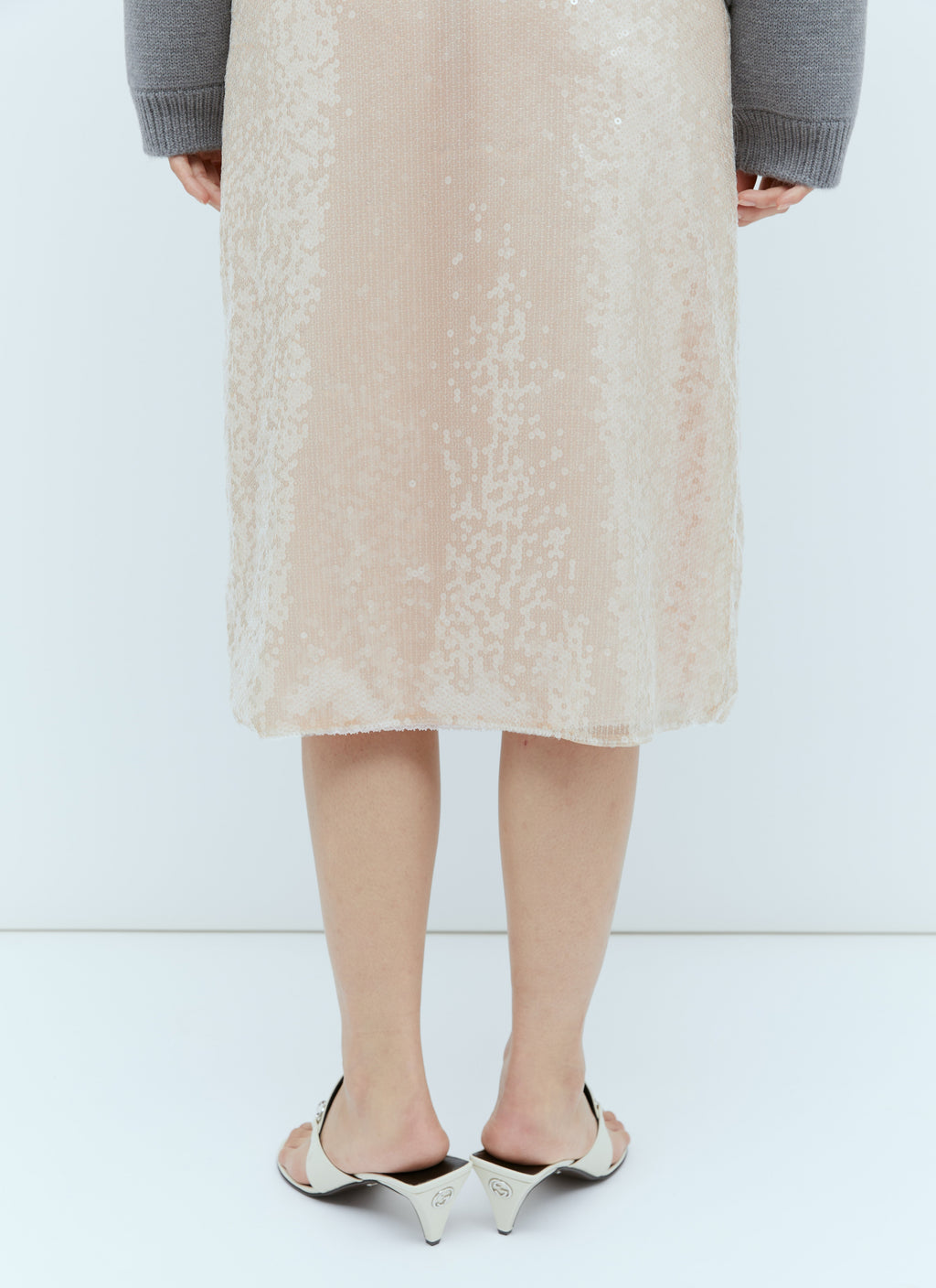 Gucci | Women's Sequin-Embroidered Tulle Skirt