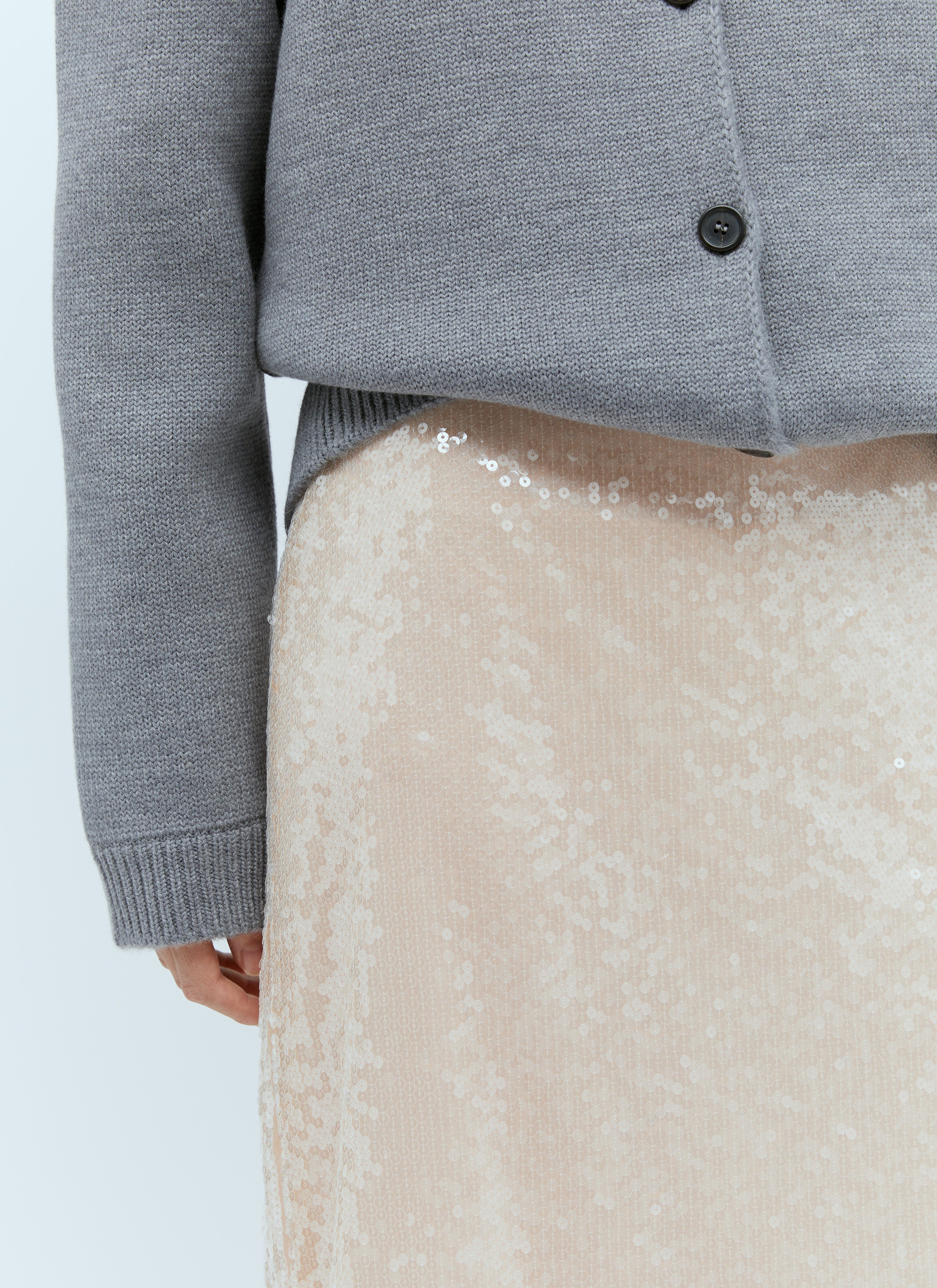 Gucci | Women's Sequin-Embroidered Tulle Skirt